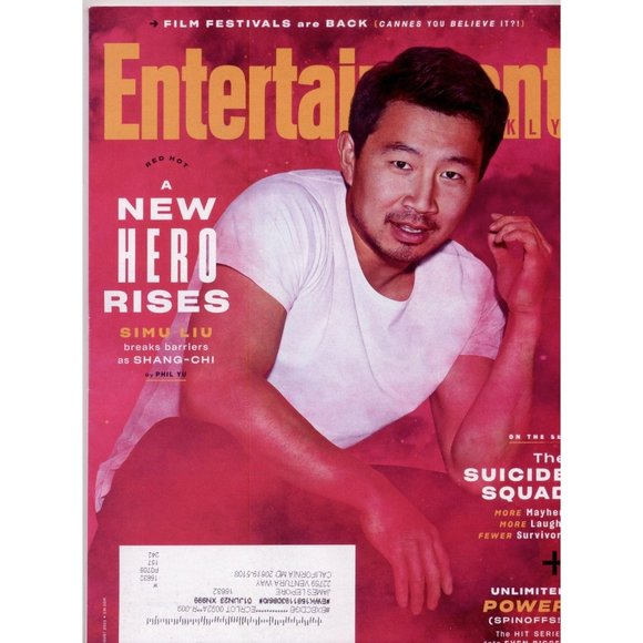 ENTERTAINMENT WEEKLY AUG 2021 SIMU LIU SHANG CHI - Picture 1 of 1